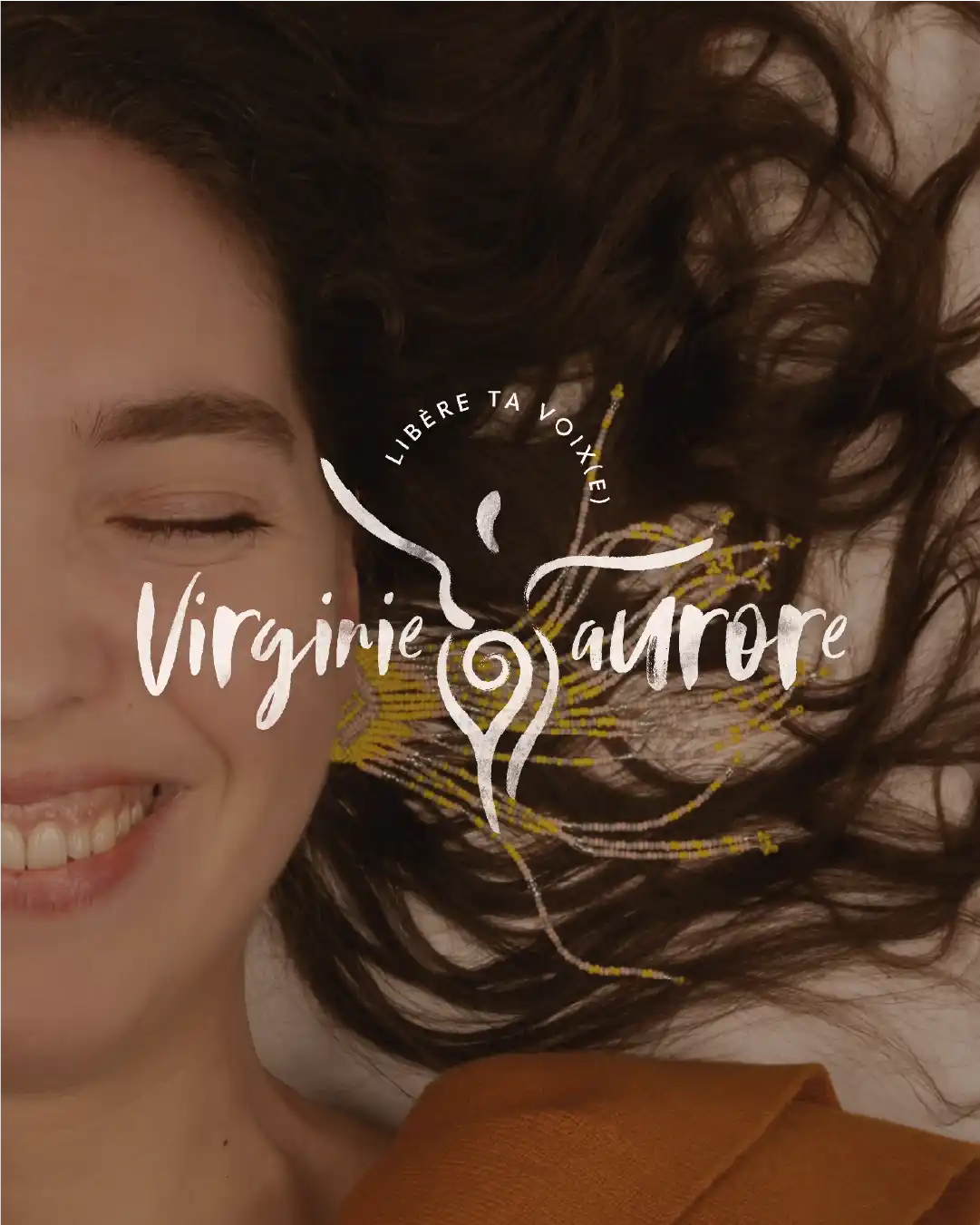 Le feed Instagram de la marque personnelle de Virginie Aurore, auteur-compositrice-interprète de chants médecines.